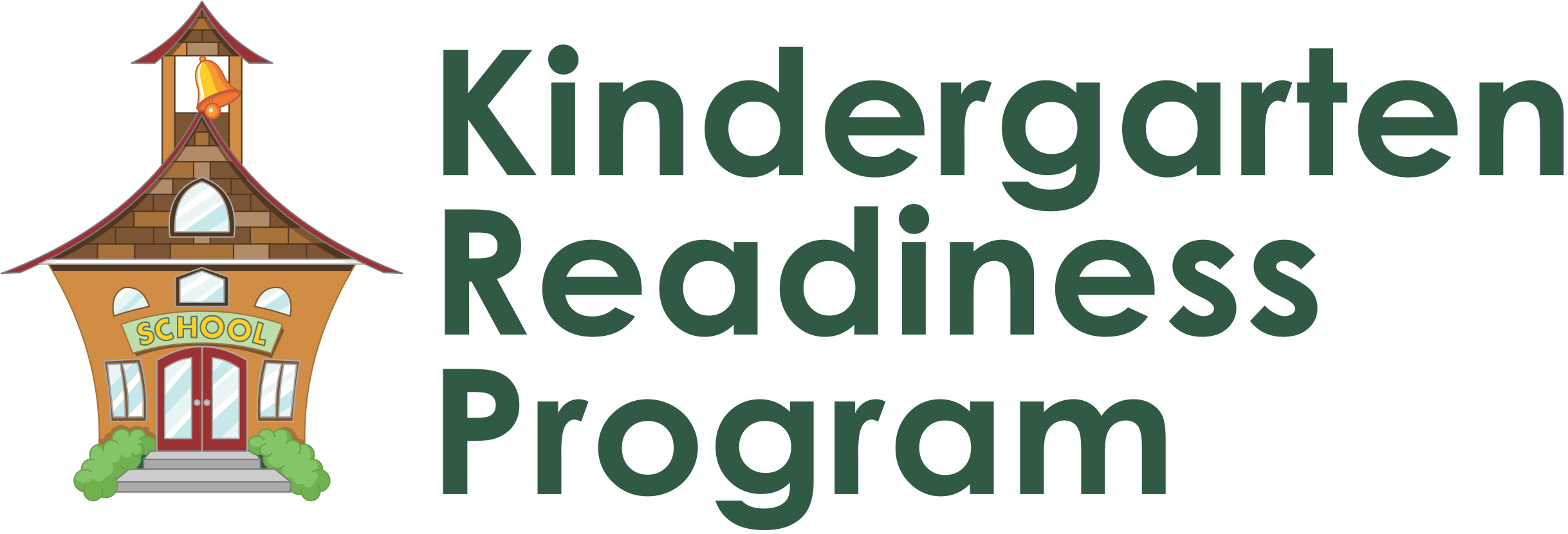 Kindergarten Readiness Logo & Schoolhouse