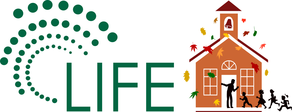 Life Program Logo & Schoolhouse